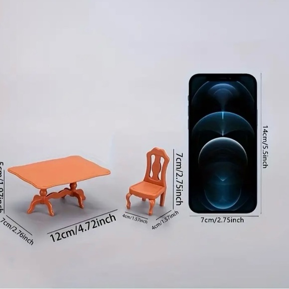 Doll House Furniture-Dining Room Table - Picture 14 of 15